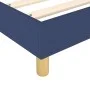 Box spring bed with blue fabric mattress 140x190 cm by vidaXL, Beds and slatted bases - Ref: Foro24-3144173, Price: 394,22 €,...