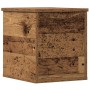 Caja de Almacenamiento Madera envejecida 30 x 35 x 35 cm en Baúles de almacenamiento | Comprar online en Foro24