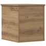 Caja de Almacenamiento Roble artesanal 30 x 35 x 35 cm en Baúles de almacenamiento | Comprar online en Foro24