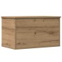 Caja de Almacenamiento Roble artesanal 60 x 35 x 35 cm en Baúles de almacenamiento | Comprar online en Foro24