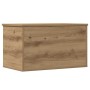 Caja de Almacenamiento Roble artesanal 60 x 35 x 35 cm en Baúles de almacenamiento | Comprar online en Foro24