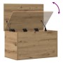 Caja de Almacenamiento Roble artesanal 60 x 35 x 35 cm en Baúles de almacenamiento | Comprar online en Foro24