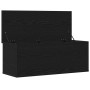Caja de Almacenamiento Roble negro 90 x 35 x 35 cm