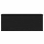 Caja de Almacenamiento Roble negro 90 x 35 x 35 cm