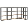 Regal mit 4 Ebenen 5 Stück Stahl und anthrazitgrau furniert von vidaXL, Industrieregale - Ref: Foro24-3154154, Preis: 217,99 ...