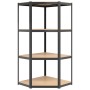 Regal mit 4 Ebenen 5 Stück Stahl und anthrazitgrau furniert von vidaXL, Industrieregale - Ref: Foro24-3154154, Preis: 217,99 ...