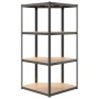 Regal mit 4 Ebenen 5 Stück Stahl und anthrazitgrau furniert von vidaXL, Industrieregale - Ref: Foro24-3154154, Preis: 217,99 ...