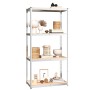 Shelving 4 levels 5 units steel plywood silver by vidaXL, Industrial shelving - Ref: Foro24-3154146, Price: 207,42 €, Discoun...