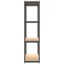 Shelving 4 levels 3 units steel and anthracite gray plywood by vidaXL, Industrial shelving - Ref: Foro24-3154141, Price: 118,...