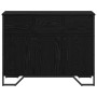 Aparador Roble Negro 97 x 32.5 x 74.5 cm Madera contrachapada