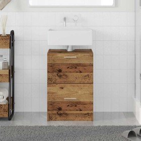 Gabinete de Baño con cajón Madera Vieja 40 x 37 x 59 cm en Tocadores de baño | Comprar online en Foro24