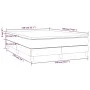Box spring bed with taupe gray fabric mattress 140x190 cm by vidaXL, Beds and slatted bases - Ref: Foro24-3144171, Price: 390...