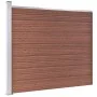 Braunes WPC-Zaunplatten-Set 872 x 146 cm von vidaXL, Zaunpaneele - Ref: Foro24-3070454, Preis: 1,00 €, Rabatt: %