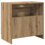 Cabinet de Lavabo con cajón Roble artesanal 59 x 37 x 59 cm