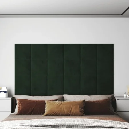 Wandpaneele 12 Stück dunkelgrüner Samt 30x30 cm 1,08m² von vidaXL, Wandverkleidung - Ref: Foro24-343809, Preis: 44,07 €, Raba...
