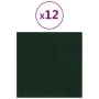 Wandpaneele 12 Stück dunkelgrüner Samt 30x30 cm 1,08m² von vidaXL, Wandverkleidung - Ref: Foro24-343809, Preis: 44,07 €, Raba...