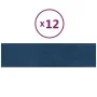 Wandpaneele 12 Stück blauer Samt 60x15 cm 1,08 m² von vidaXL, Wandverkleidung - Ref: Foro24-343834, Preis: 46,94 €, Rabatt: %