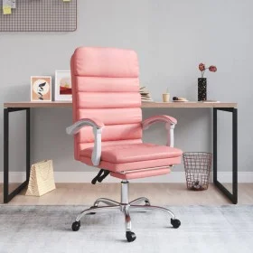 Rosafarbener Massage-Bürostuhl aus Kunstleder von vidaXL, Bürostühle - Ref: Foro24-349731, Preis: 118,89 €, Rabatt: %