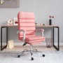 Rosafarbener Massage-Bürostuhl aus Kunstleder von vidaXL, Bürostühle - Ref: Foro24-349731, Preis: 120,75 €, Rabatt: %