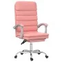 Silla de oficina reclinable masaje cuero sintético rosa de vidaXL, Sillas de oficina - Ref: Foro24-349731, Precio: 118,89 €, ...