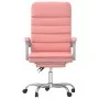 Rosafarbener Massage-Bürostuhl aus Kunstleder von vidaXL, Bürostühle - Ref: Foro24-349731, Preis: 118,89 €, Rabatt: %