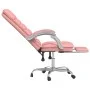 Rosafarbener Massage-Bürostuhl aus Kunstleder von vidaXL, Bürostühle - Ref: Foro24-349731, Preis: 118,89 €, Rabatt: %