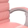 Rosafarbener Massage-Bürostuhl aus Kunstleder von vidaXL, Bürostühle - Ref: Foro24-349731, Preis: 118,89 €, Rabatt: %