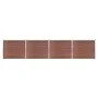 Braunes WPC-Zaunplatten-Set 699 x 146 cm von vidaXL, Zaunpaneele - Ref: Foro24-3070453, Preis: 1,00 €, Rabatt: %