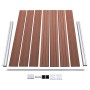 Set de panel de valla WPC marrón 699x146 cm de vidaXL, Paneles de vallas - Ref: Foro24-3070453, Precio: 996,56 €, Descuento: %