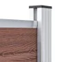 Braunes WPC-Zaunplatten-Set 699 x 146 cm von vidaXL, Zaunpaneele - Ref: Foro24-3070453, Preis: 1,00 €, Rabatt: %