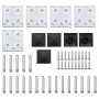 Set de panel de valla WPC marrón 699x146 cm de vidaXL, Paneles de vallas - Ref: Foro24-3070453, Precio: 996,56 €, Descuento: %