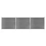 Graues WPC-Zaunplatten-Set 526 x 146 cm von vidaXL, Zaunpaneele - Ref: Foro24-3070456, Preis: 634,55 €, Rabatt: %