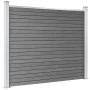 Graues WPC-Zaunplatten-Set 526 x 146 cm von vidaXL, Zaunpaneele - Ref: Foro24-3070456, Preis: 634,55 €, Rabatt: %