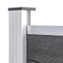 Gray WPC Fence Panel Set 526x146 cm by vidaXL, fence panels - Ref: Foro24-3070456, Price: 592,59 €, Discount: %