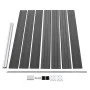 Schwarzes WPC-Zaunelement-Set 699 x 146 cm von vidaXL, Zaunpaneele - Ref: Foro24-3070461, Preis: 822,39 €, Rabatt: %