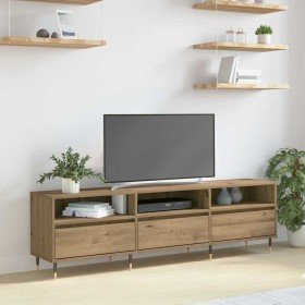 Mueble de TV Roble artesanal 150 x 30 x 45 cm en Muebles TV | Comprar online en Foro24