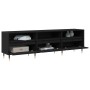 Gabinete de TV Roble negro 150 x 30 x 44.5 cm