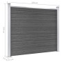 Schwarzes WPC-Zaunelement-Set 699 x 146 cm von vidaXL, Zaunpaneele - Ref: Foro24-3070461, Preis: 798,36 €, Rabatt: %
