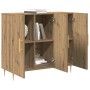 Vitrina Roble artisan 90 x 34 x 80 cm Madera contrachapada