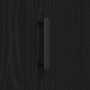 Vitrina Roble negro 90 x 34 x 80 cm Madera contrachapada