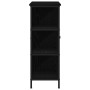 Vitrina Roble negro 70 x 30 x 80 cm Madera contrachapada