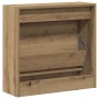 Armario para Zapatos con puerta Roble artisan 60 x 21 x 57 cm