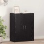 Gabinete de oficina con estante Roble negro 60 x 32 x 77.5