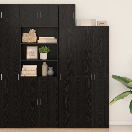 Mueble de pared Roble negro 30 x 42.5 x 40 cm en Aparadores | Comprar online en Foro24