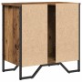 Gabinete de Lavabo con puerta Madera Vieja 60 x 35 x 60 cm