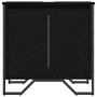 Gabinete de Lavabo con puerta Roble Negro 60 x 35 x 60 cm