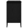 Gabinete de Lavabo con puerta Roble Negro 60 x 35 x 60 cm