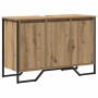 Gabinete de Lavabo con puerta Roble artesanal 91 x 35 x 60 cm
