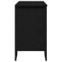 Gabinete de Lavabo Otro con puerta Roble Negro 91 x 35 x 60 cm