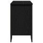 Armario para Lavabo con puerta Roble Negro 91 x 35 x 60 cm